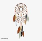 ⁦دريم كاتشر-Dream Catcher-ألوان كلاسيكية-ريش-Feathers⁩ - الصورة ⁦2⁩