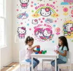 ⁦استيكر ملصق ديكور Hello Kitty بنات كيوت⁩ - الصورة ⁦4⁩