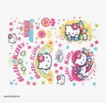 ⁦استيكر ملصق ديكور Hello Kitty بنات كيوت⁩ - الصورة ⁦2⁩