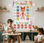 ⁦استيكر ملصق ديكور تعليمي - عربي-إنجليزي⁩ - الصورة ⁦3⁩