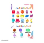 ⁦عرض التوفير-مجموعة ملصقات تعليمية عربي-إنجليزي⁩ - الصورة ⁦12⁩